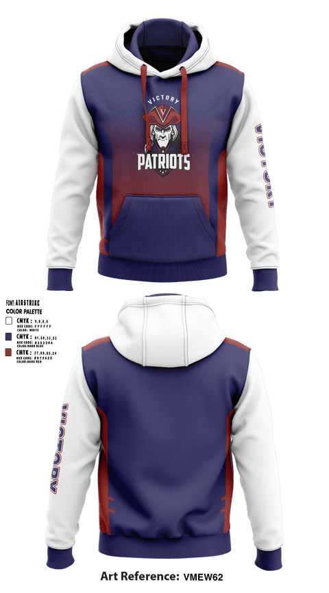 Victory Baptist Academy Volleyball 64921832 Hoodie - 1