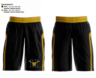 Hebbronville Junior High School Basketball 17170374 Women's Shorts - 1