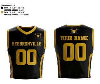 Hebbronville Junior High School Basketball 17170374 Basketball Uniform - 1