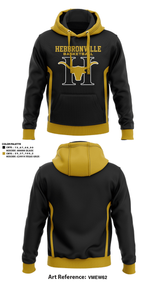 Hebbronville Junior High School Basketball 17170374 Hoodie - 1