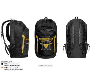 Hebbronville Junior High School Basketball 17170374 Gear Bag - 1