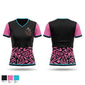 Scary hippos Women's Short Sleeve V-neck Shirt - 1