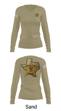 Hudspeth county sheriff office 47128359 Women's Long Sleeve V-neck Shirt - 92