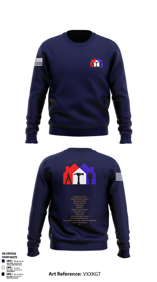 Earl's Handyman Home Repair ETC 89145223 Crew Neck Sweatshirt - 1