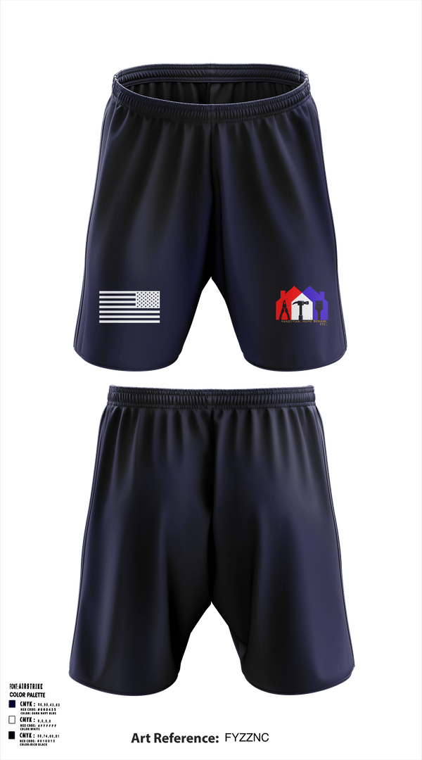 Earl's Handyman Home Repair ETC 89145223 Athletic Shorts With Pockets - 1