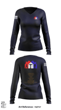 Earl's Handyman Home Repair ETC 89145223 Women's Long Sleeve V-neck Shirt - 1
