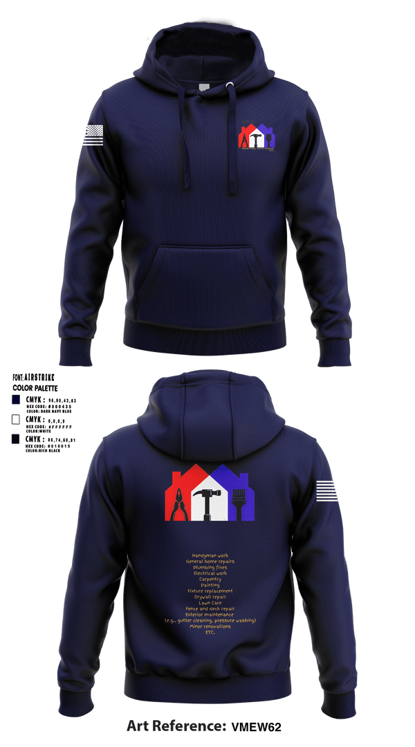 Earl's Handyman Home Repair ETC 89145223 Hoodie - 1