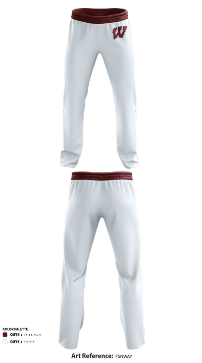Waskom High School Volleyball 72378771 Sweatpants - 1