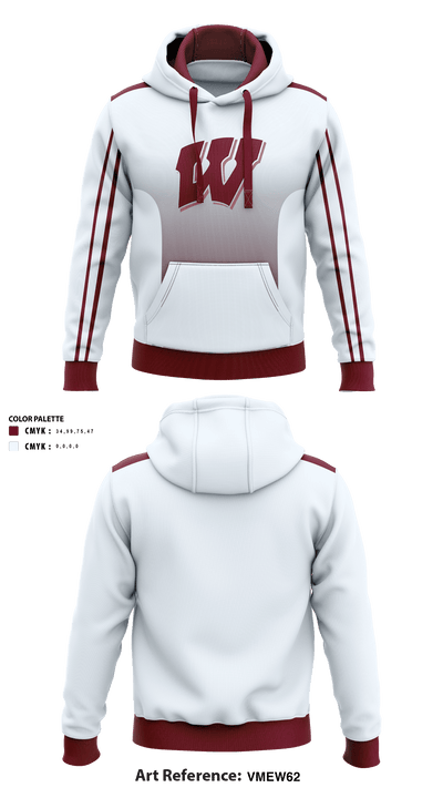 Waskom High School Volleyball 72378771 Hoodie - 1