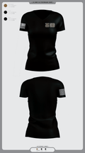 35 CES 78143735 Women's Short Sleeve V-neck Shirt - 2