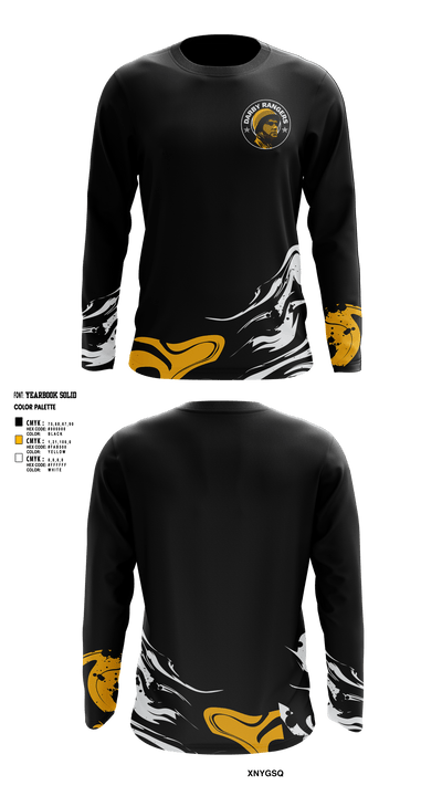 Darby Middle School 	Cross Country 88381014 Long Sleeve Performance Shirt - 1