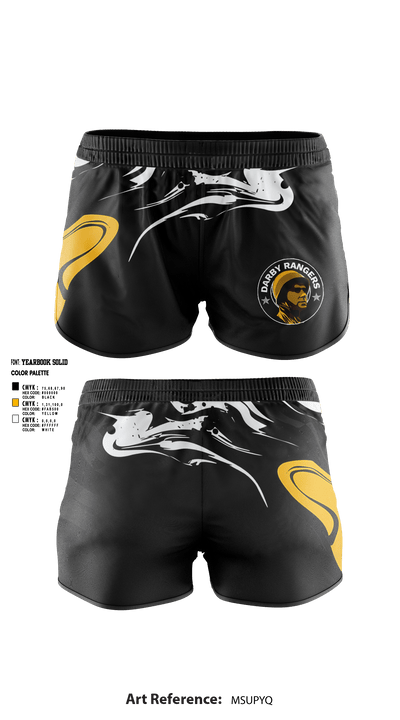 Darby Middle School Cross Country 88381014 Women's Shorts - 1