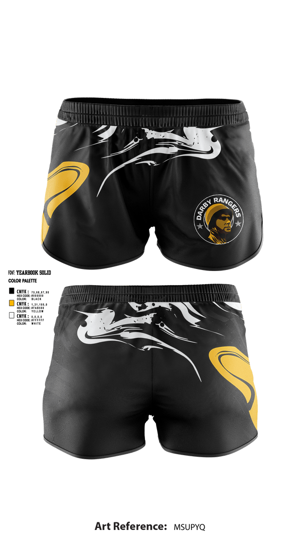 Darby Middle School Cross Country 88381014 Women's Shorts - 1