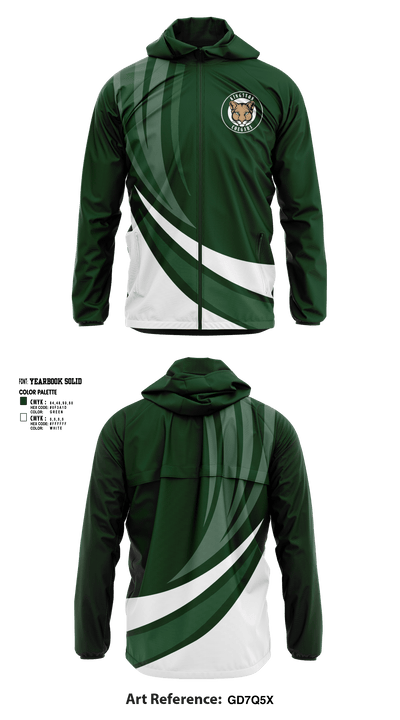 Kingston High School	Cross Country 57254622 Windbreaker - 1