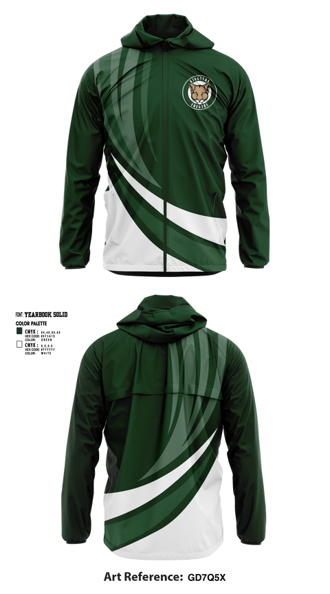 Kingston High School	Cross Country 57254622 Windbreaker - 1