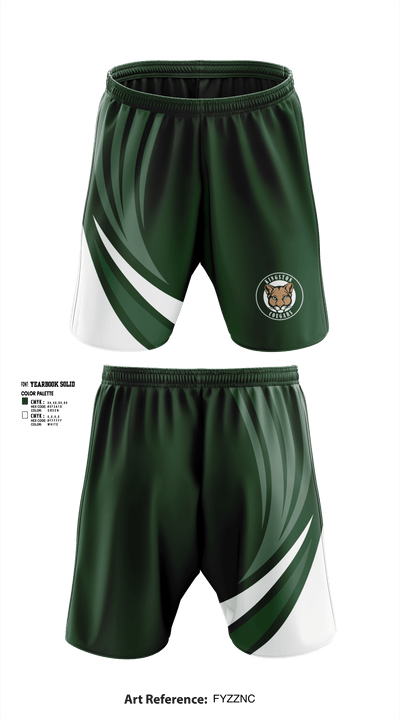Kingston High School Cross Country 57254622 Athletic Shorts With Pockets - 1