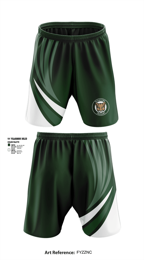 Kingston High School Cross Country 57254622 Athletic Shorts With Pockets - 1