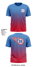 North Stanly High School Football 43364146 Short Sleeve Performance Shirt - 1