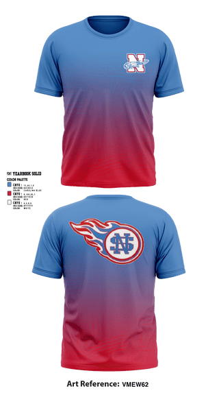 North Stanly High School Football 43364146 Short Sleeve Performance Shirt - 1