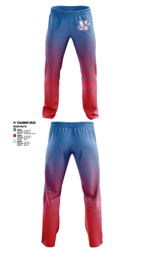 North Stanly High School Football 43364146 Sweatpants - 1