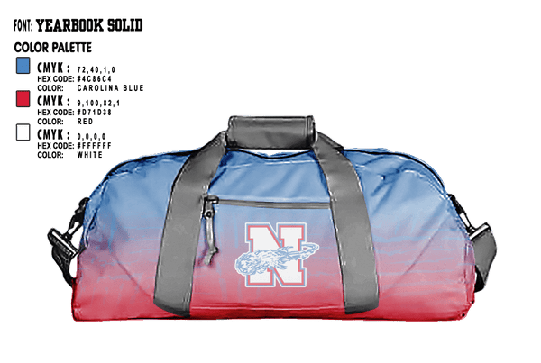 North Stanly High School Football 43364146  Duffle Bag - 1