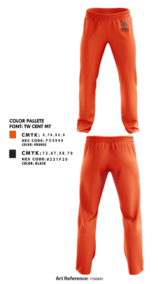 Rising Sun High School Cross Country 36373162 Sweatpants - 1