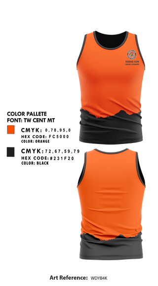 Rising Sun High School Cross Country 36373162 Tank Top - 1