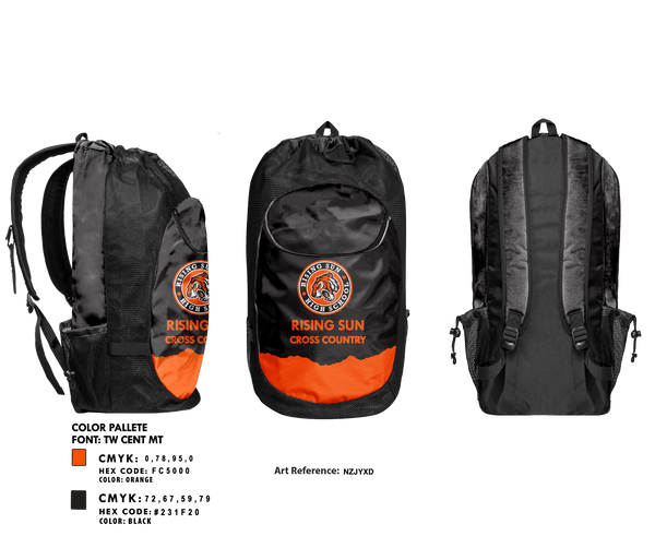 Rising Sun High School Cross Country 36373162 Gear Bag -1
