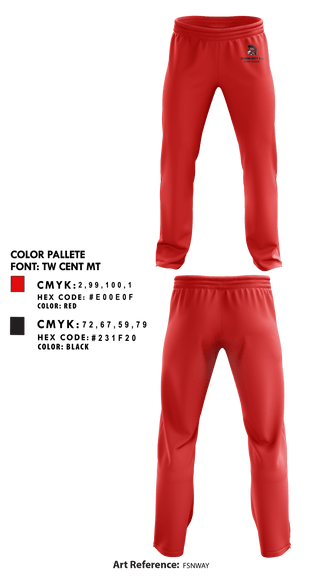 Community R-6 High School Cross Country 69678313 Sweatpants - 1