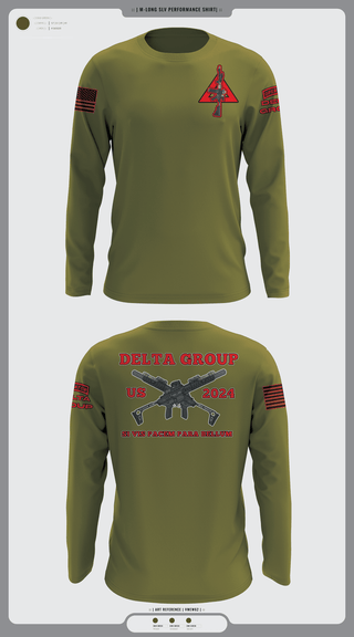Delta Group 53732086 Long Sleeve Performance Shirt - 1