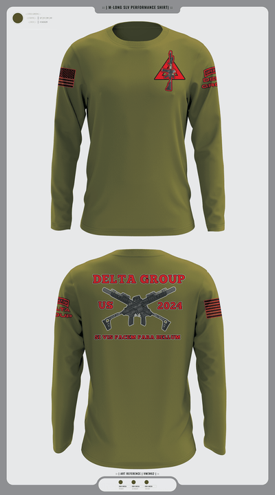 Delta Group 53732086 Long Sleeve Performance Shirt - 1