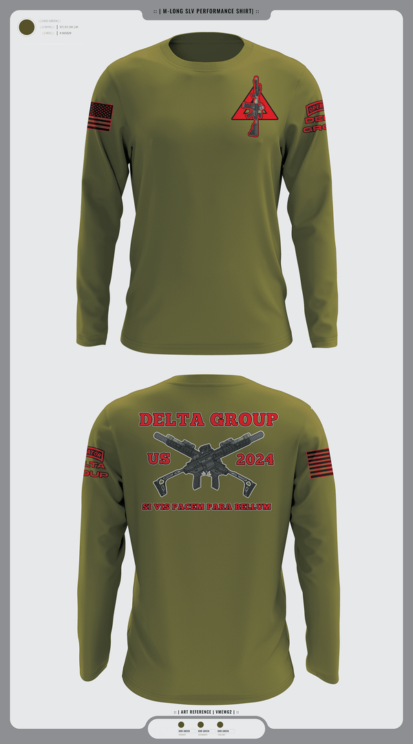 Delta Group 53732086 Long Sleeve Performance Shirt - 1