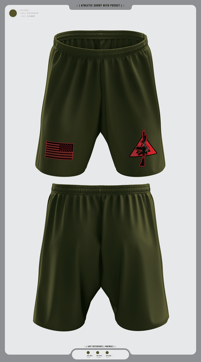 Delta Group 53732086 Athletic Shorts With Pockets - 1