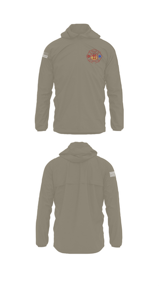 Windbreaker, Red Lick VFD, Fire Department, Teamtime, Team time, sublimation, custom sports apparel, team uniforms, spirit wear, spiritwear, sports uniforms, custom shirts, team store, custom team store, fundraiser sports, apparel fundraiser