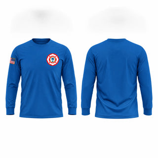 Long Sleeve Performance Shirt, Miami Fire Rescue, Fire Department, Teamtime, Team time, sublimation, custom sports apparel, team uniforms, spirit wear, spiritwear, sports uniforms, custom shirts, team store, custom team store, fundraiser sports, apparel fundraiser