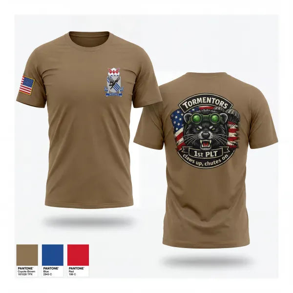 Old School Cotton Feel Shirt, A CO 2-505, Army, Teamtime, Team time, sublimation, custom sports apparel, team uniforms, spirit wear, spiritwear, sports uniforms, custom shirts, team store, custom team store, fundraiser sports, apparel fundraiser
