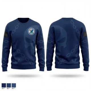 Crew Neck Sweatshirt, US Coast Guard Sector New York Lower Manhattan Aux Flotilla, Coast Guard, Teamtime, Team time, sublimation, custom sports apparel, team uniforms, spirit wear, spiritwear, sports uniforms, custom shirts, team store, custom team store, fundraiser sports, apparel fundraiser