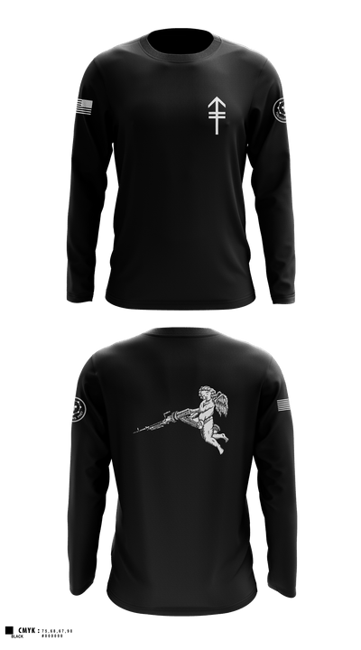 E TRP 3RD PLT WEAPONS SQUAD 26092004 Long Sleeve Performance Shirt - 1