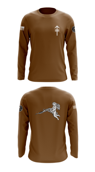 E TRP 3RD PLT WEAPONS SQUAD 26092004 Long Sleeve Performance Shirt - 2