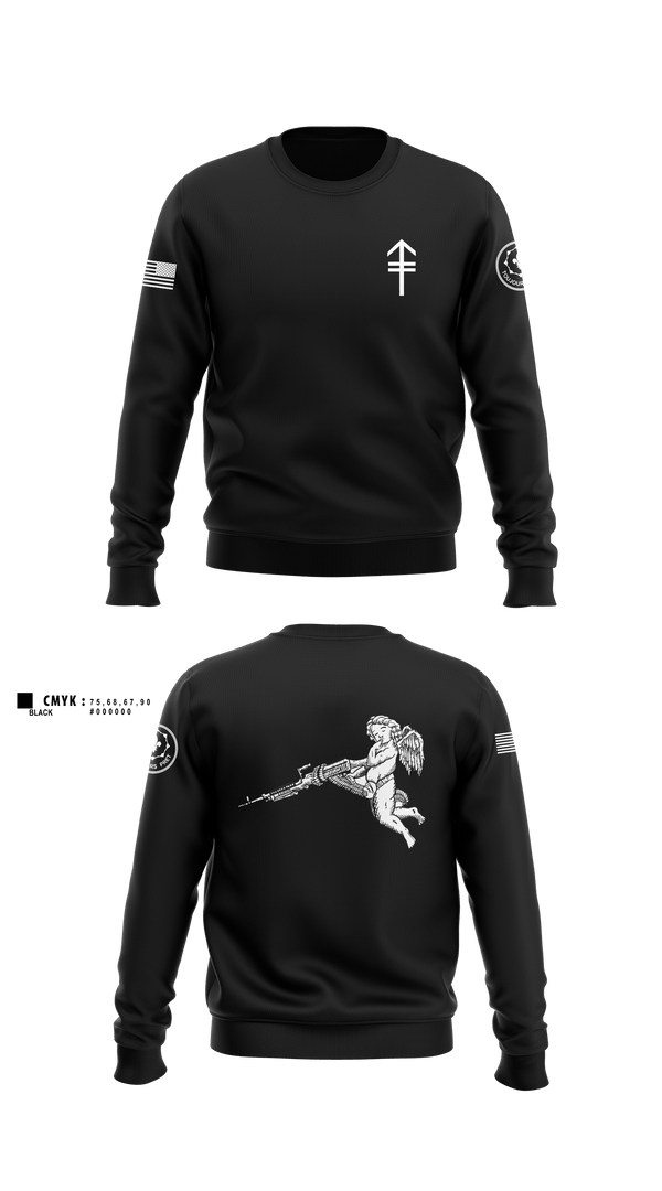 E TRP 3RD PLT WEAPONS SQUAD 26092004 Crew Neck Sweatshirt - 1