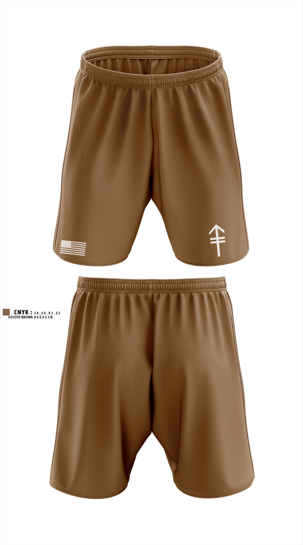 E TRP 3RD PLT WEAPONS SQUAD 26092004 Athletic Shorts With Pockets - 2