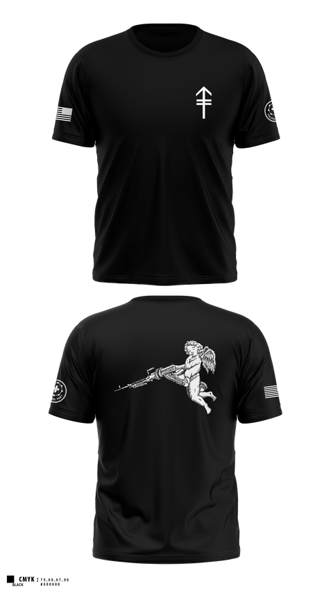 E TRP 3RD PLT WEAPONS SQUAD 26092004 Short Sleeve Performance Shirt - 1