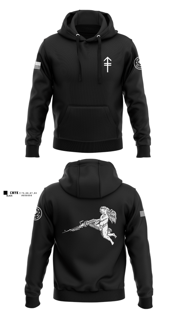 E TRP 3RD PLT WEAPONS SQUAD 26092004 Hoodie - 1