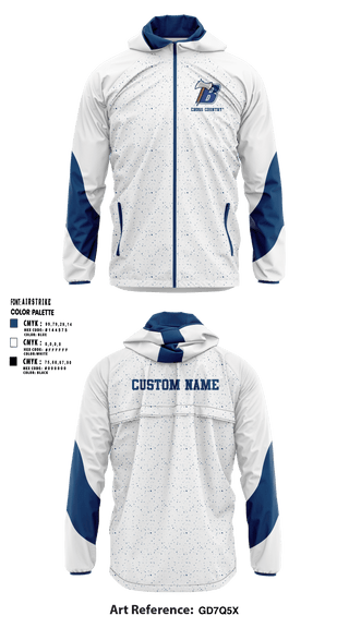 Bemidji High School Cross Country 58215193 Windbreaker - 1