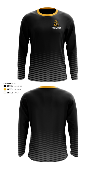 Floyd E Kellam High School Cross Country 93737190 Long Sleeve Performance Shirt - 1