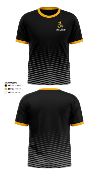 Floyd E Kellam High School Cross Country 93737190 Short Sleeve Performance Shirt - 1