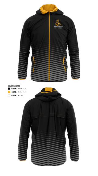 Floyd E Kellam High School Cross Country 93737190 Windbreaker - 1