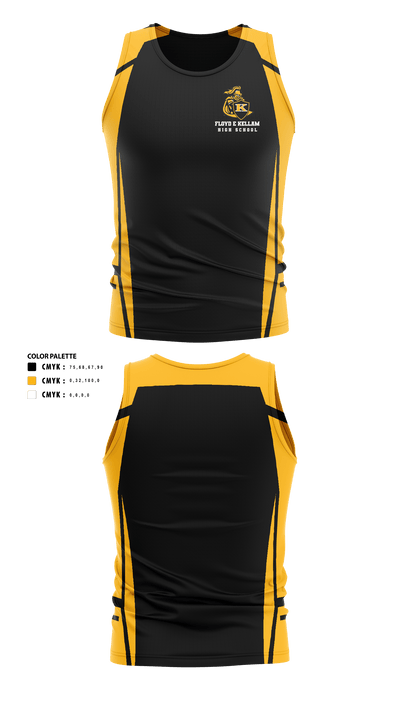TFloyd E Kellam High School Cross Country 93737190 Tank Top - 1