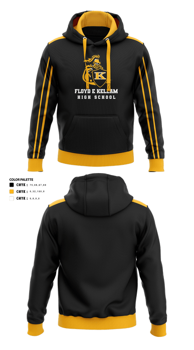 Floyd E Kellam High School Cross Country 93737190 Hoodie - 1