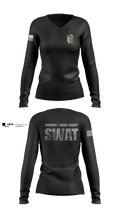 Cocke County Newport Swat 41370209 Women's Long Sleeve V-neck Shirt - 3